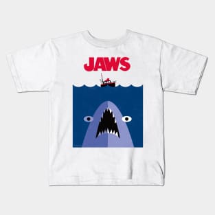 Jaws Cartoon Poster Kids T-Shirt